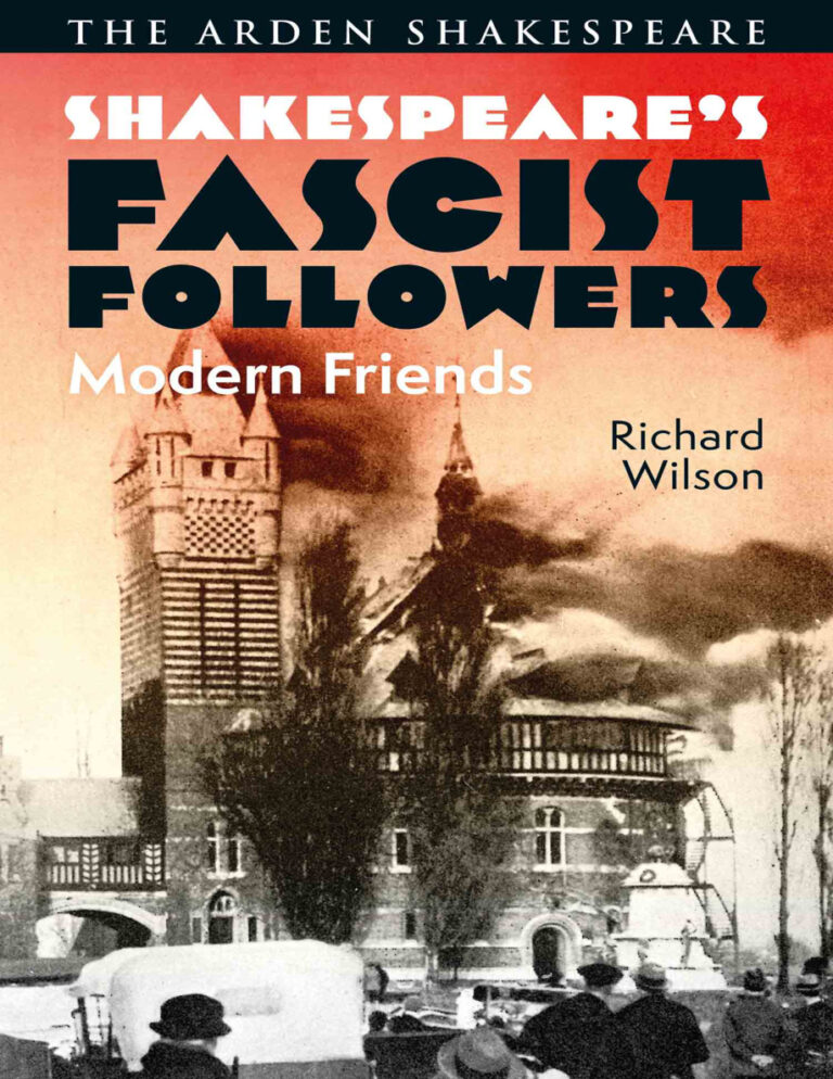 Shakespeares Fascist Followers Richard Wilson Kitap Kapağı