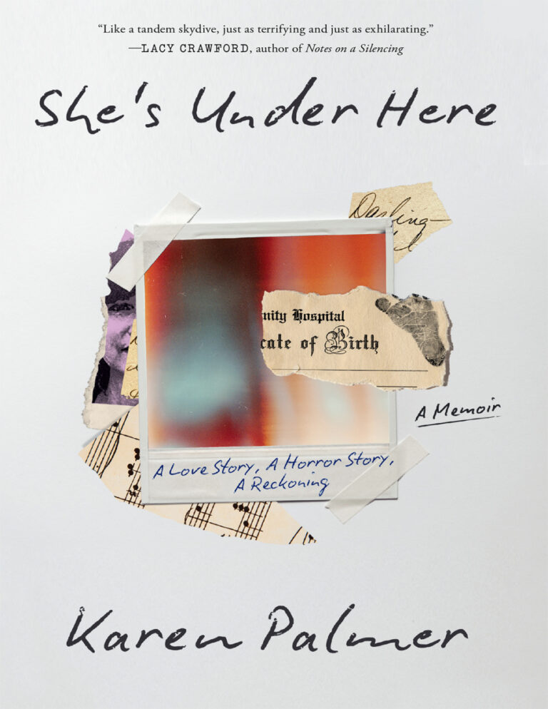 Shes under here Karen Palmer Kitap Kapağı