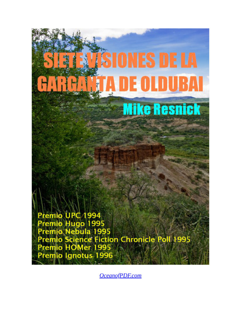 Siete visiones de la garganta de Olduvai Resnick Mike Kitap Kapağı