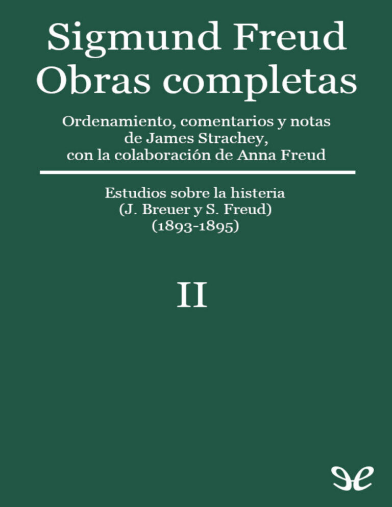 Sigmund Freud Obras completas II Spanish Edition Sigmund Freud Kitap Kapağı