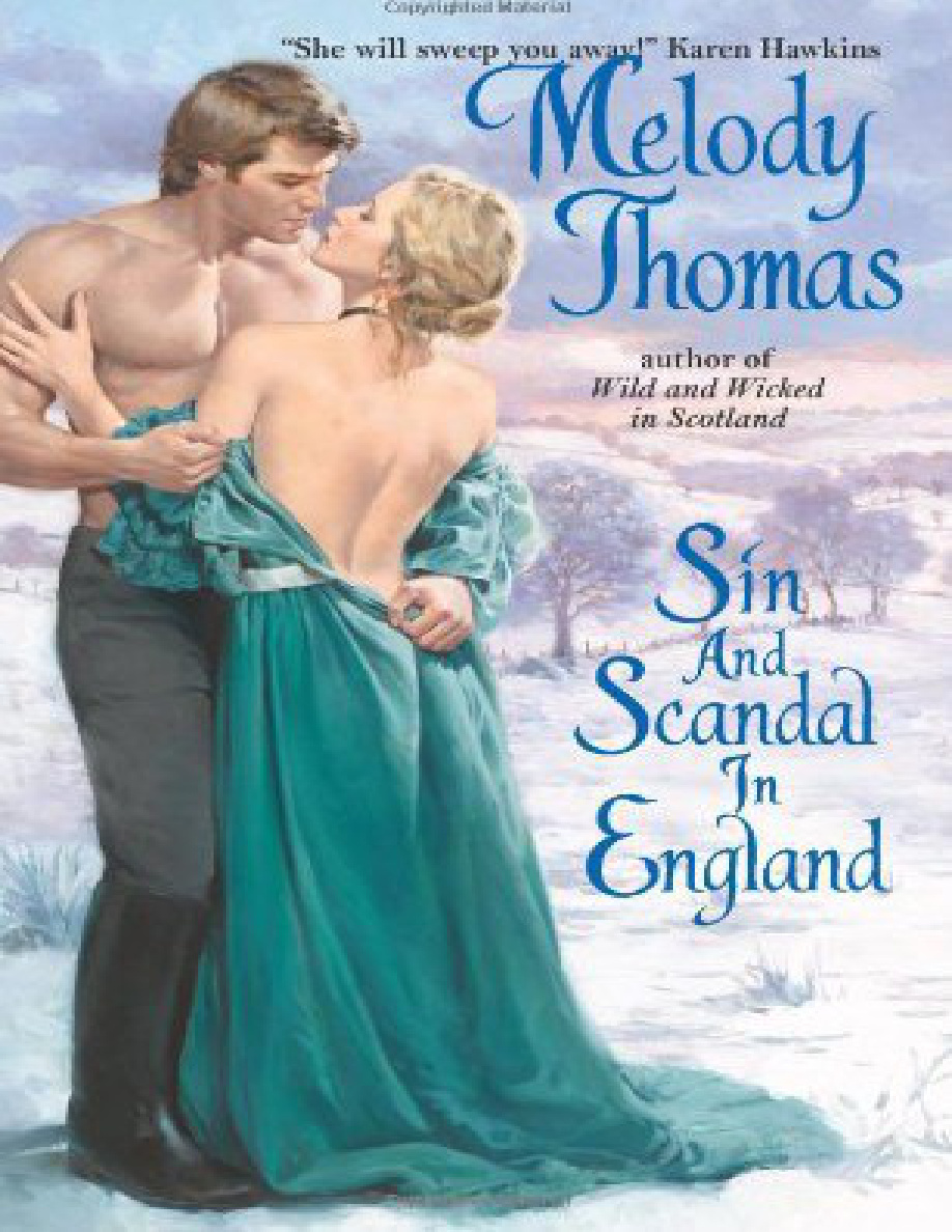 Sin and scandal in england Melody thomas Kitap Kapağı