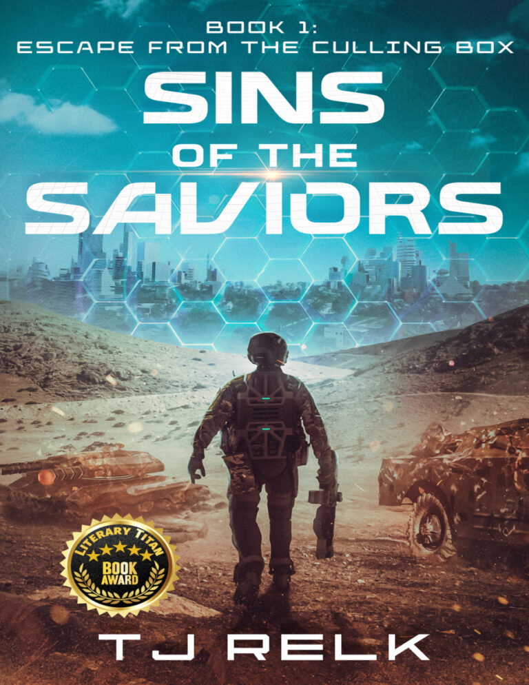 Sins of the Saviors Escape from the Culling Box TJ Relk Kitap Kapağı
