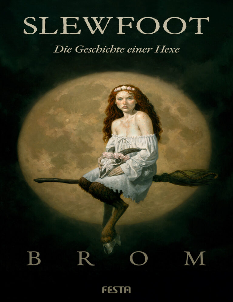 Slewfoot die Geschichte einer Hexe German Edition Brom Kitap Kapağı