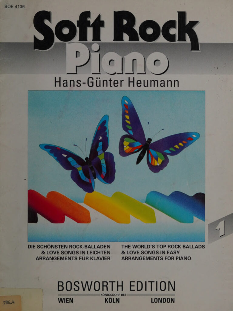 Soft Rock Piano Hans Gunter Heumann GER Kitap Kapağı