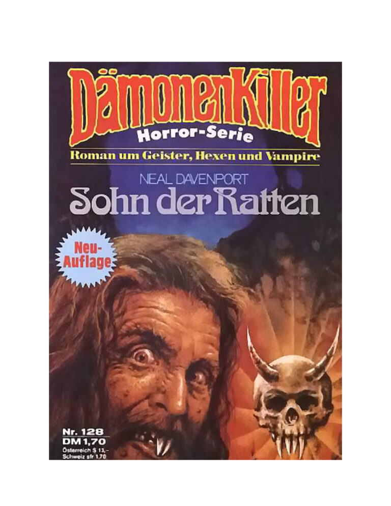 Sohn der Ratten German Edition Damonenkiller Kitap Kapağı