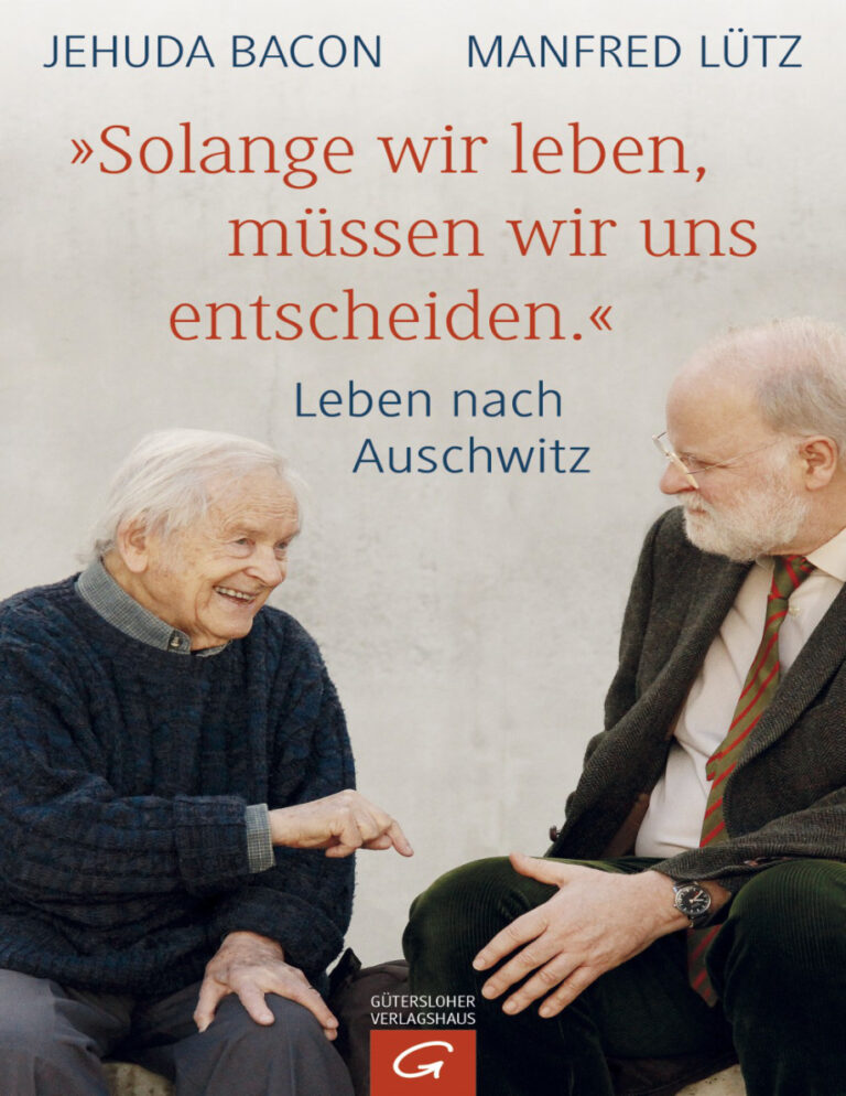 Solange wir leben mussen wir uns entscheiden Jehuda Bacon Kitap Kapağı