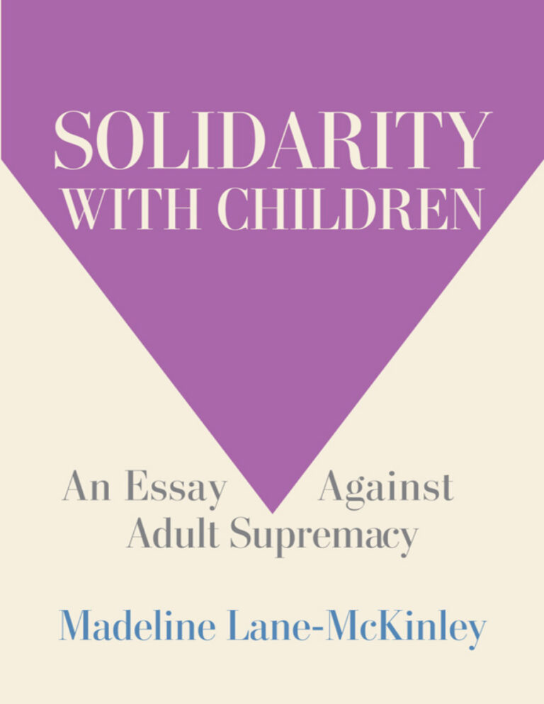 Solidarity with Children Madeline Lane McKinley Kitap Kapağı