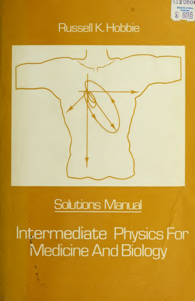 Solution Manual To Accompany Intermediate physic For Medicine And Biology Russell K Hobbies Kitap Kapağı