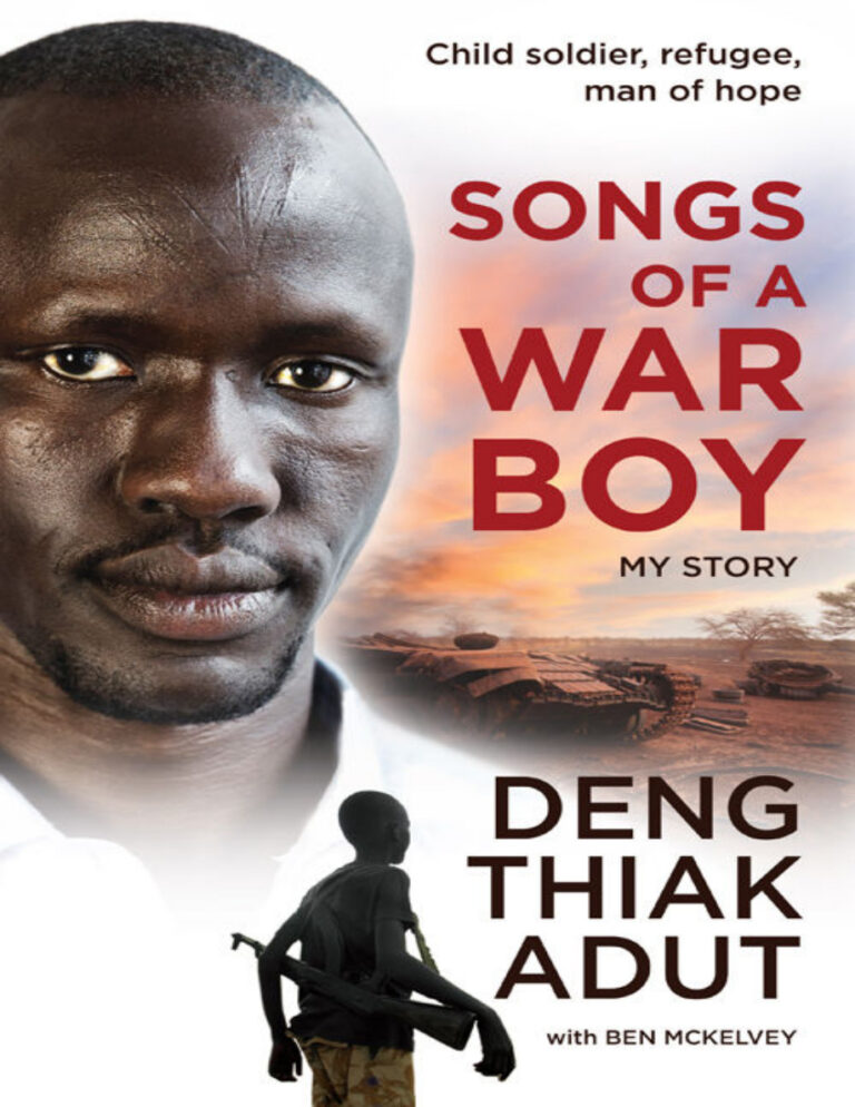 Songs of a war boy Deng Thiak Adut Kitap Kapağı