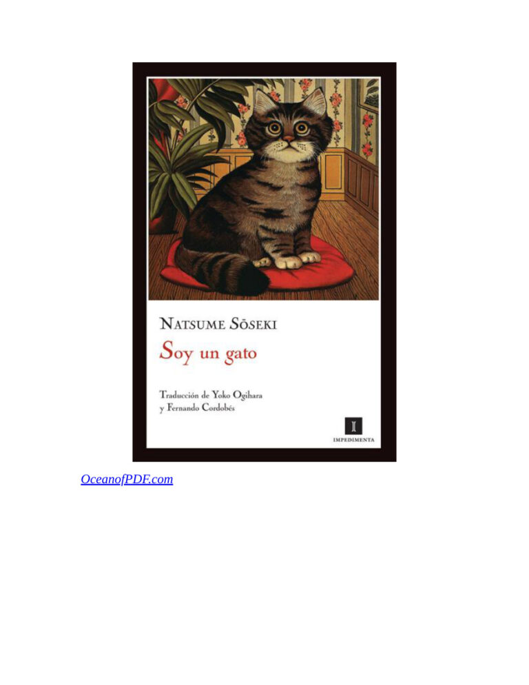 Soy un Gato Natsume Soseki Kitap Kapağı