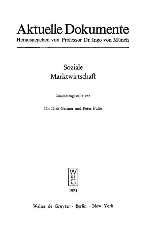 Soziale Marktwirtschaft German Edition Dirk Geitner Kitap Kapağı