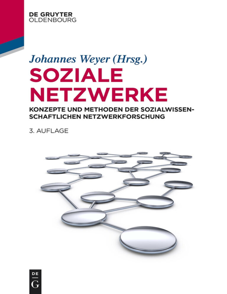 Soziale Netzwerke German Edition Johannes Weyer Kitap Kapağı