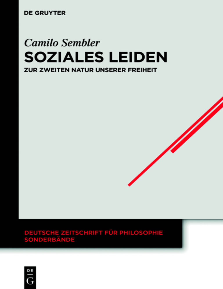 Soziales Leiden German Edition Camilo Sembler Kitap Kapağı