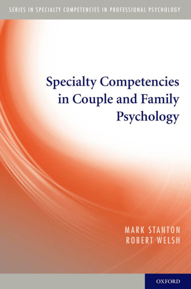 Specialty Competencies in Couple and Family Psychology Mark Stanton Kitap Kapağı