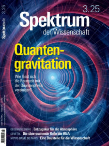 Spektrum der Wissenschaft Marz 2025 GER Spektrum der Wissenschaft Kitap Kapağı