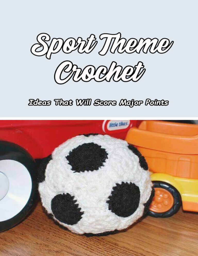 Sport Theme Crochet Wayde Smith Kitap Kapağı