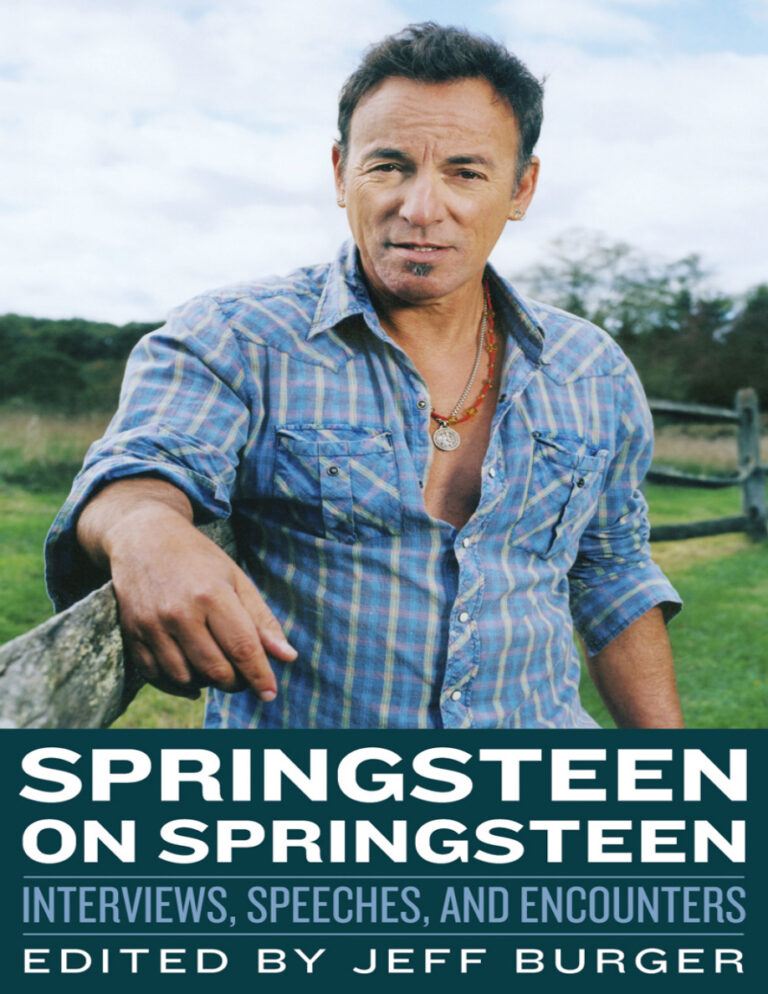 Springsteen on Springsteen Jeff Burger Kitap Kapağı