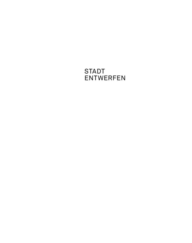 Stadt entwerfen German Edition Leonhard Schenk Kitap Kapağı