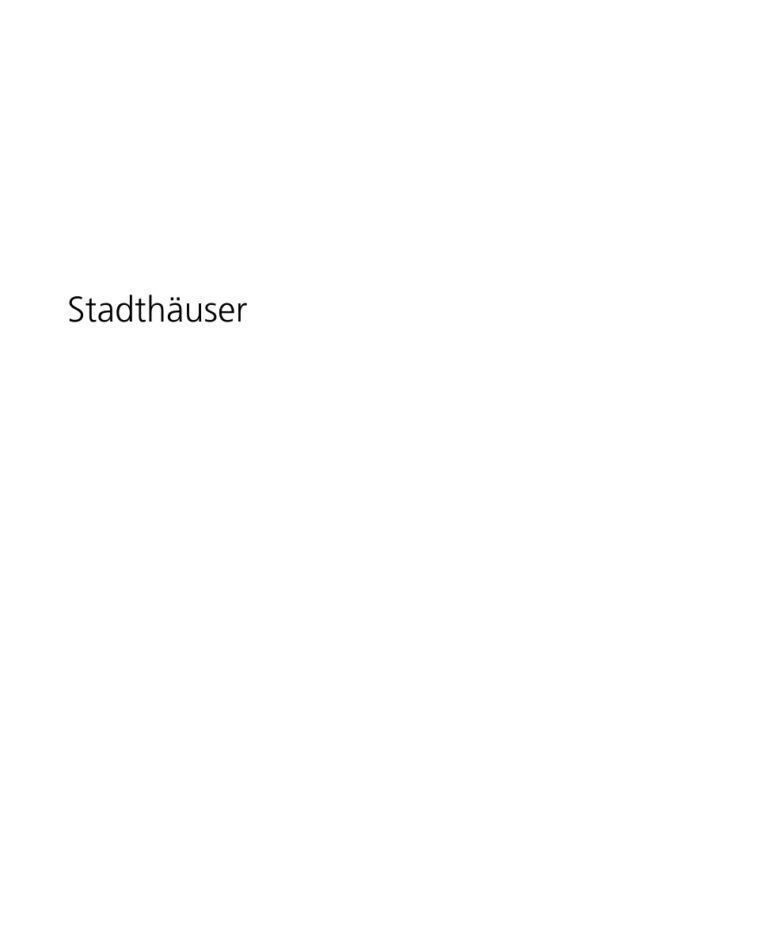 Stadthauser German Edition Gunter Pfeifer Kitap Kapağı