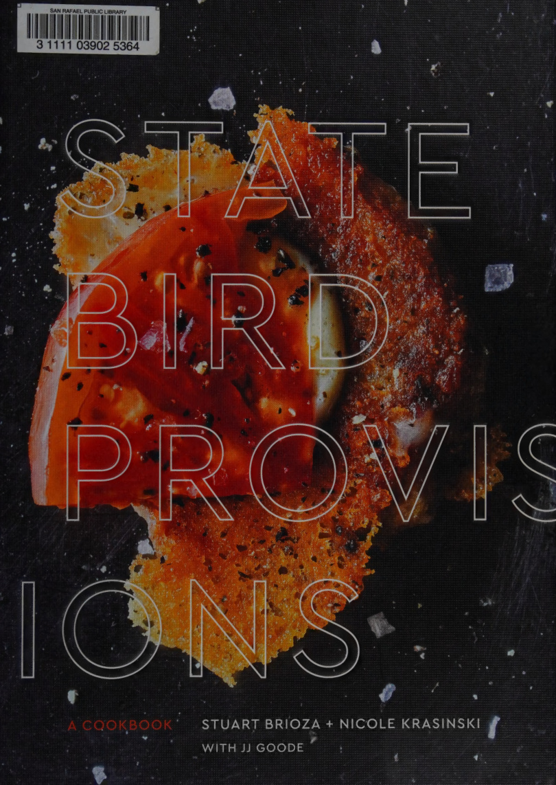 State Bird Provisions Stuart Brioza Kitap Kapağı