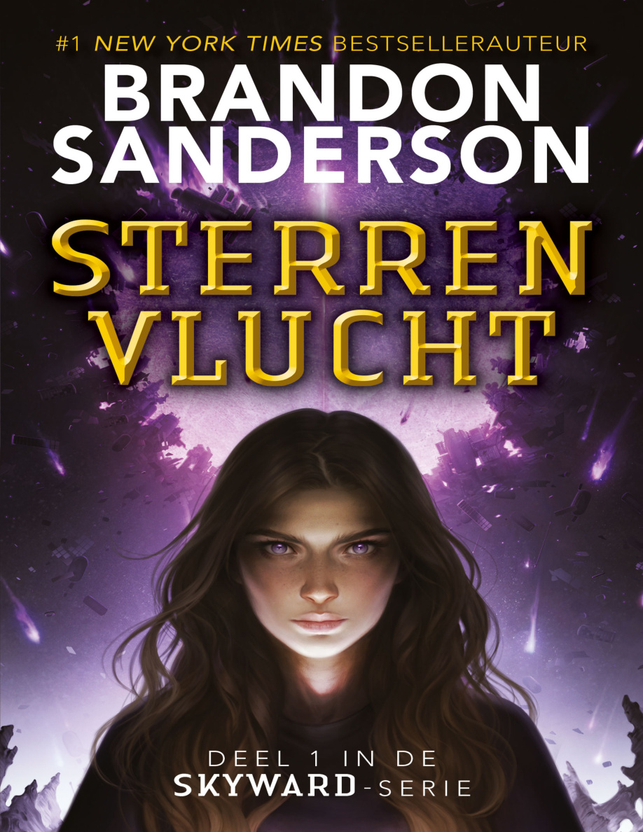 Sterrenvlucht Skyward 1 Dutch Edition Brandon Sanderson Kitap Kapağı