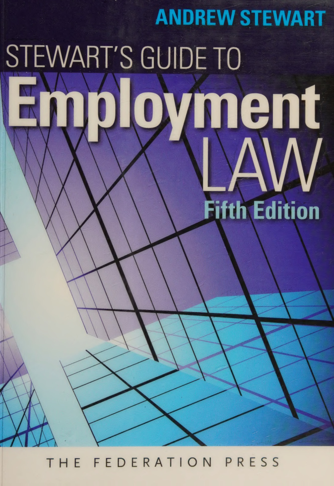 Stewarts Guide to Employment Law Andrew Stewart Kitap Kapağı