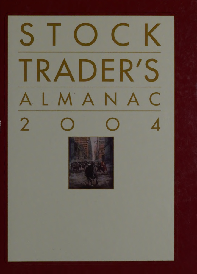 Stock Traders Almanac 2004 Jeffrey A Hirsch Kitap Kapağı