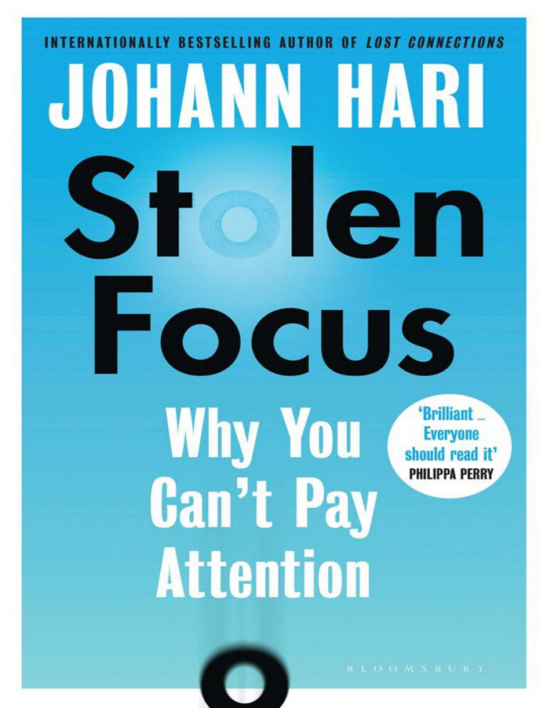 Stolen focus Johann Harri Kitap Kapağı