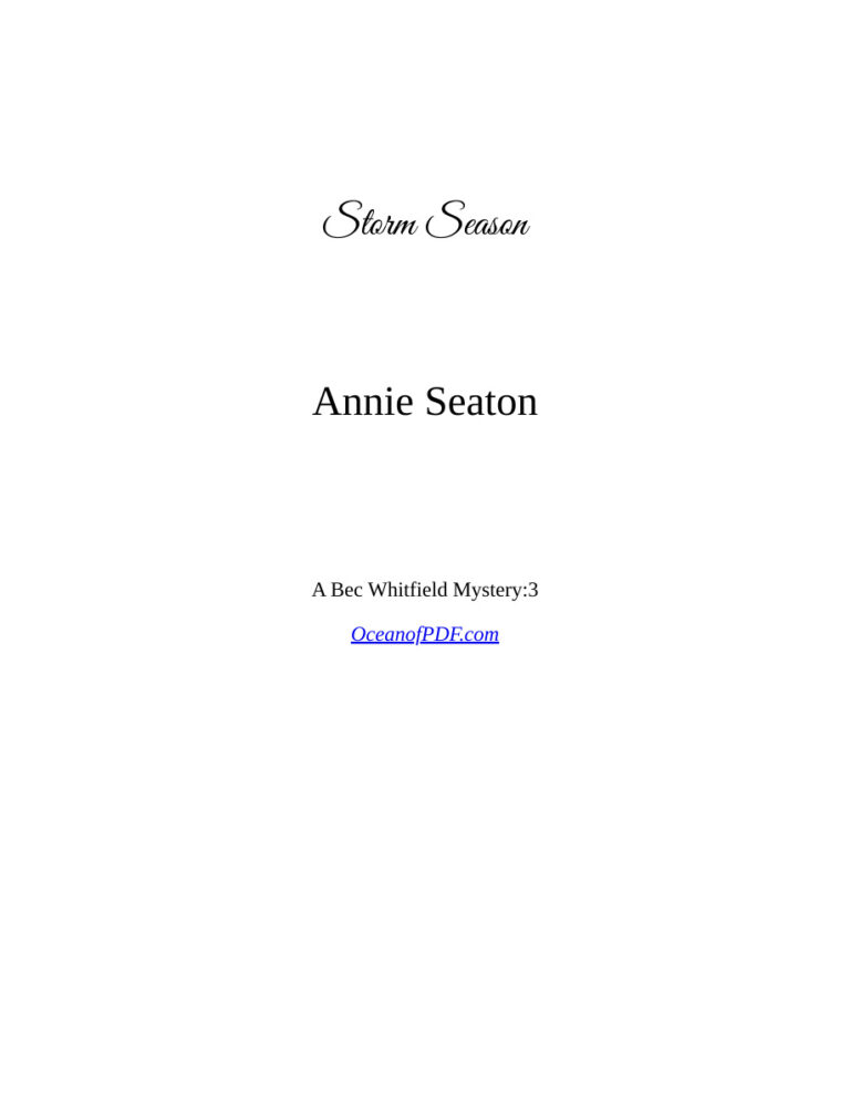 Storm Season Annie Seaton Kitap Kapağı