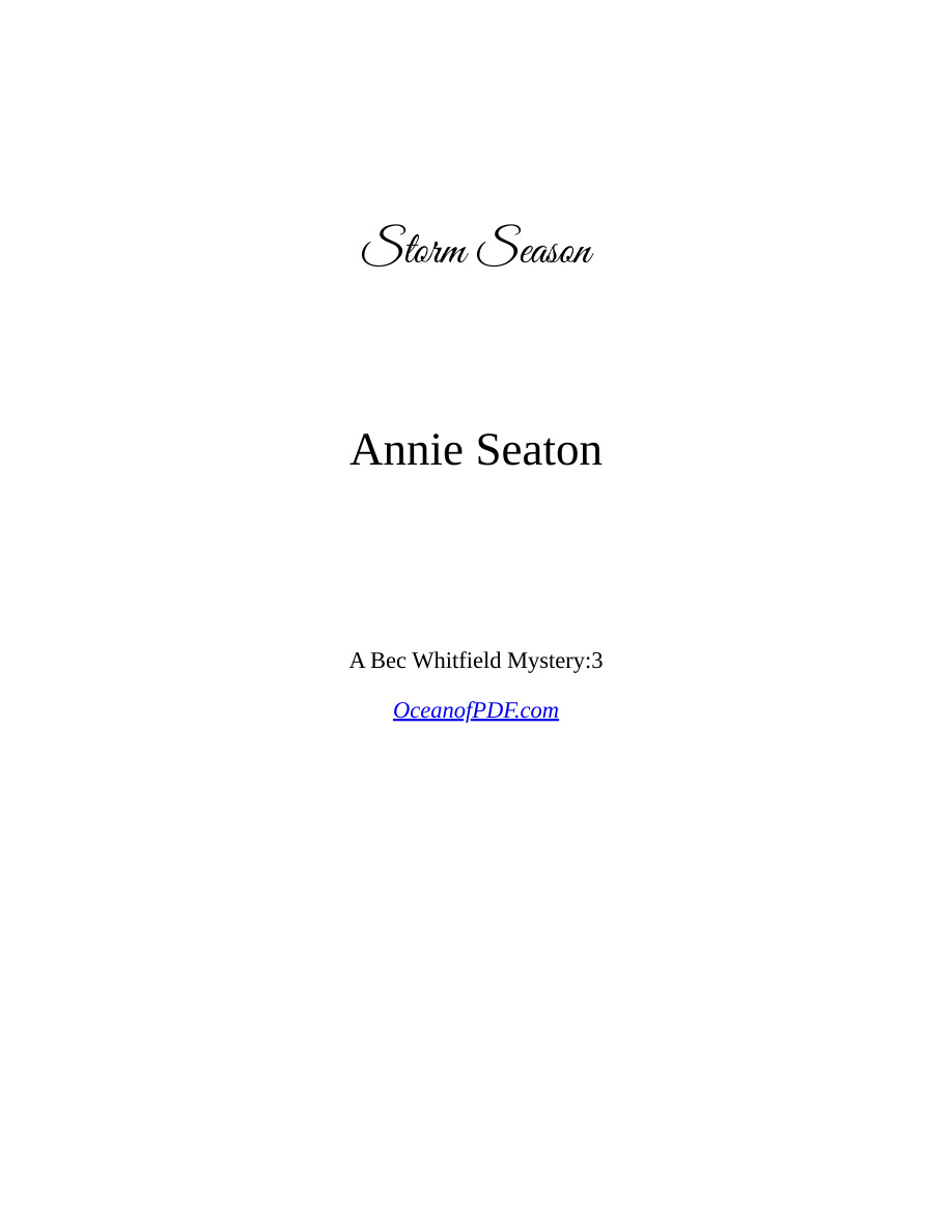 Storm Season Annie Seaton Kitap Kapağı