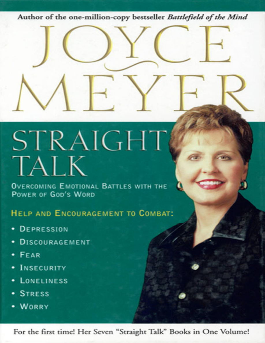 Straight talk Joyce meyer Kitap Kapağı