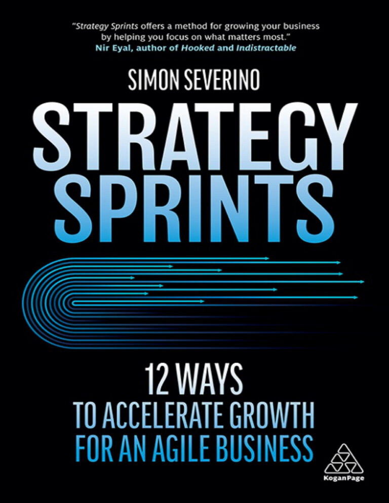 Strategy sprints Simon Severino Kitap Kapağı