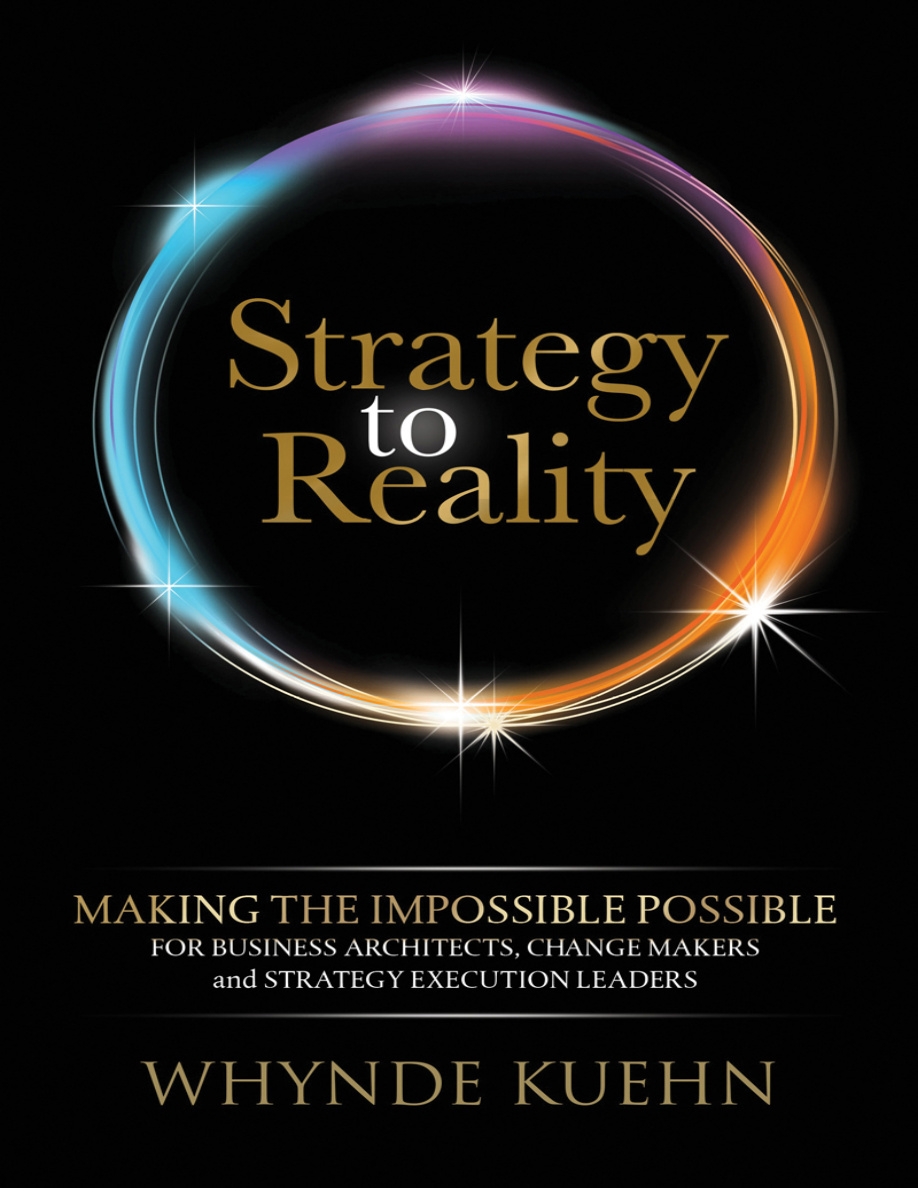 Strategy to Reality Whynde Kuehn Kitap Kapağı