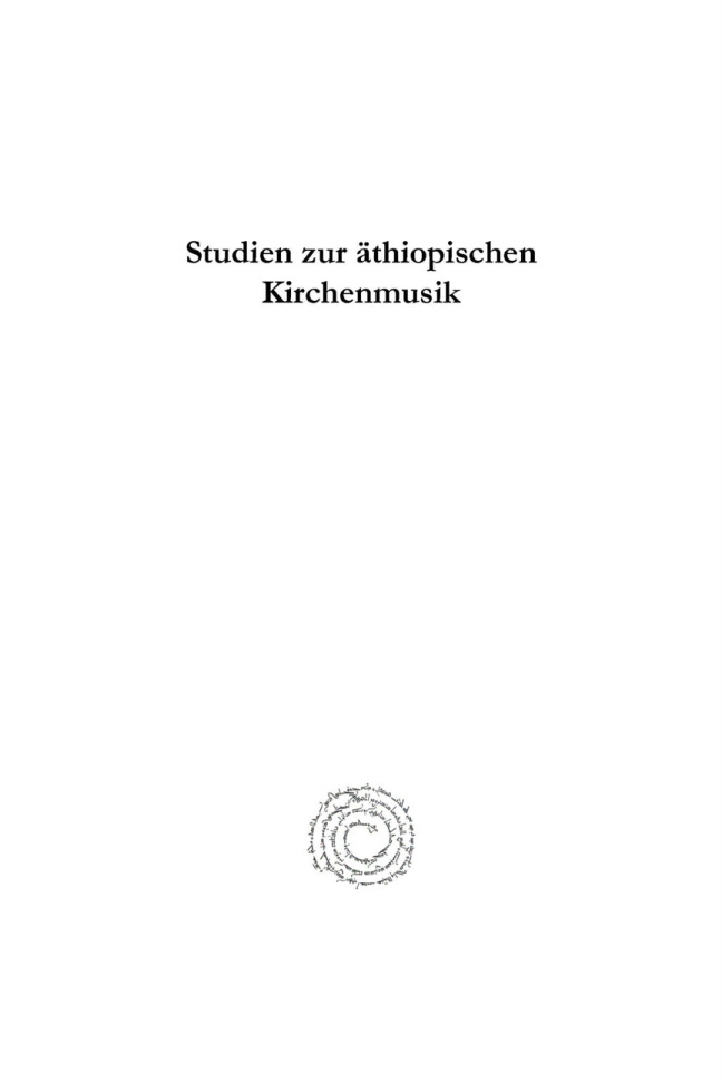Studien zur athiopischen Kirchenmusik German Edition Egon Wellesz Kitap Kapağı