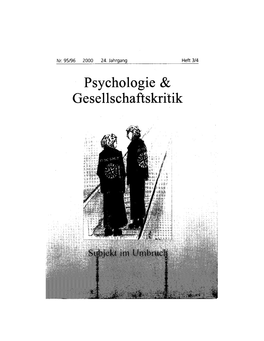 Subjekt im Umbruch German Edition Heiner Keupp Kitap Kapağı