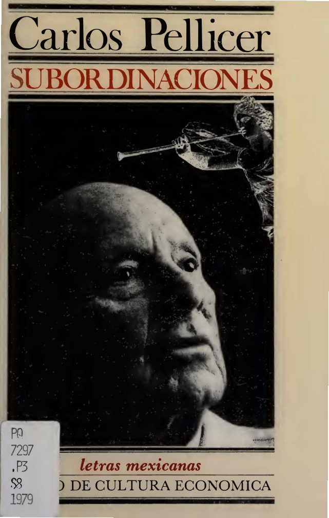 Subordinaciones Spanish Edition Carlos Pellicer Camara Kitap Kapağı