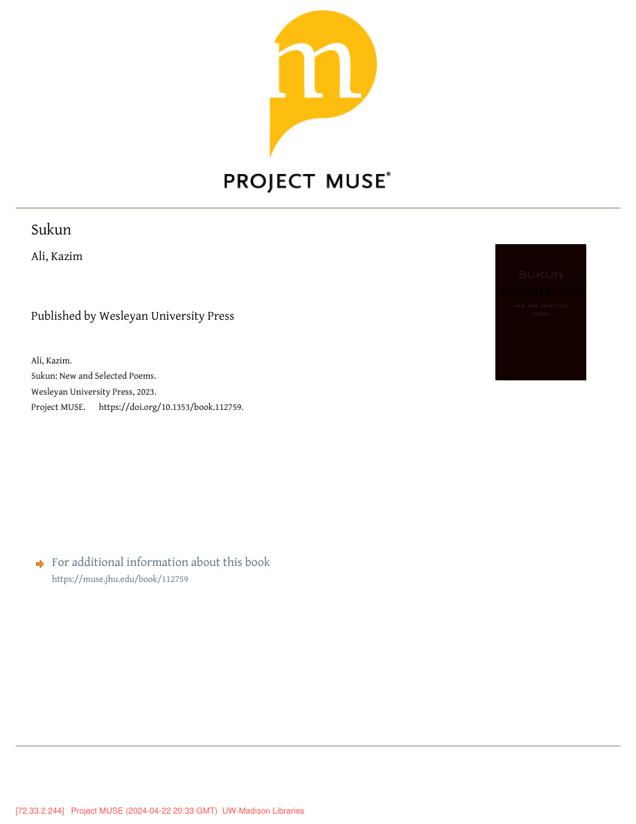 Sukun PDF Download