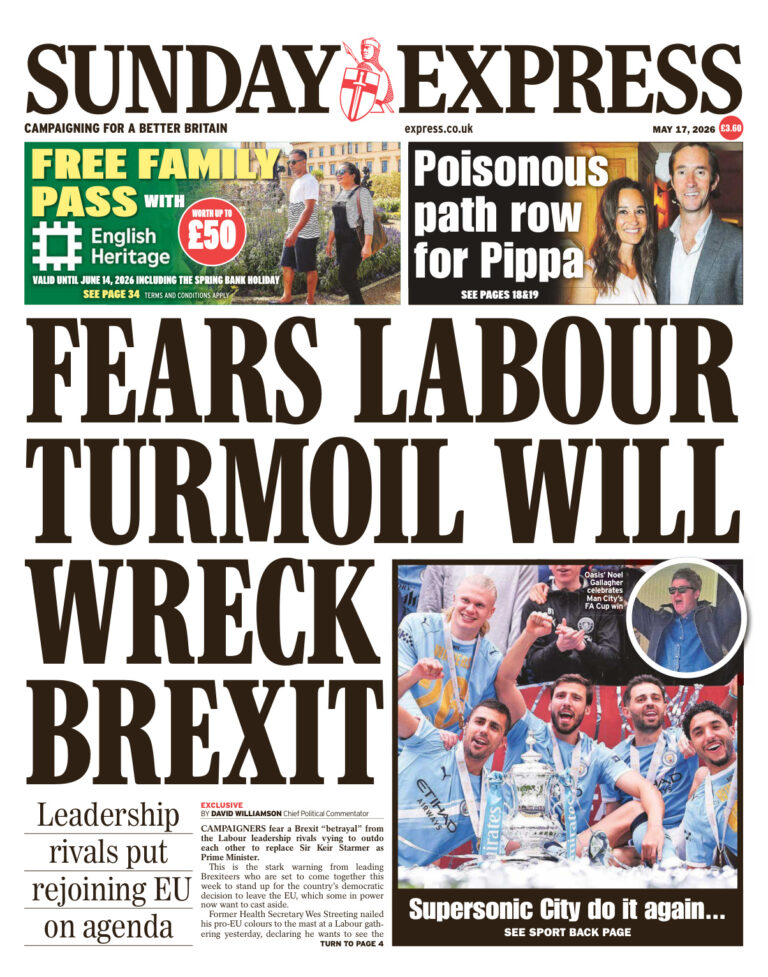 Sunday Express May 17 2026 Sunday Express Kitap Kapağı
