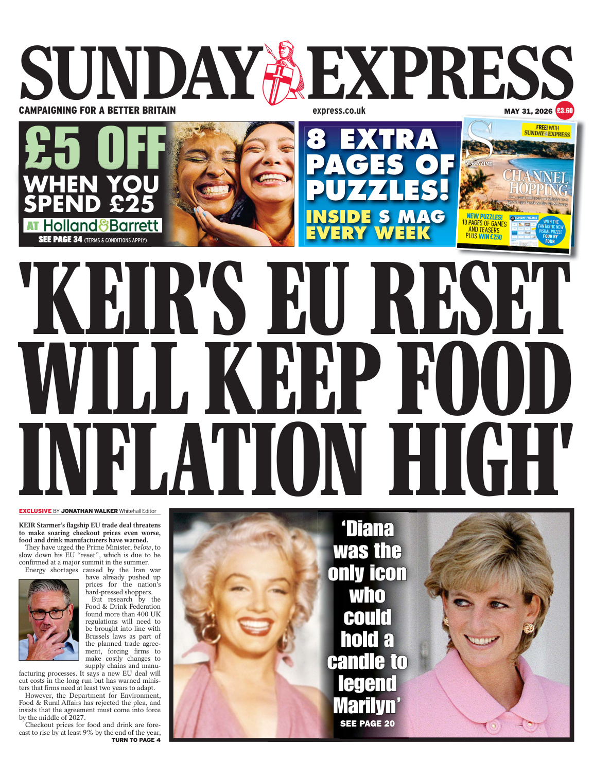 Sunday Express May 31 2026 Sunday Express Kitap Kapağı