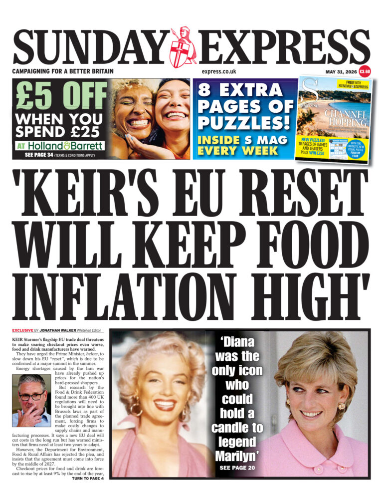Sunday Express May 31 2026 Sunday Express Kitap Kapağı