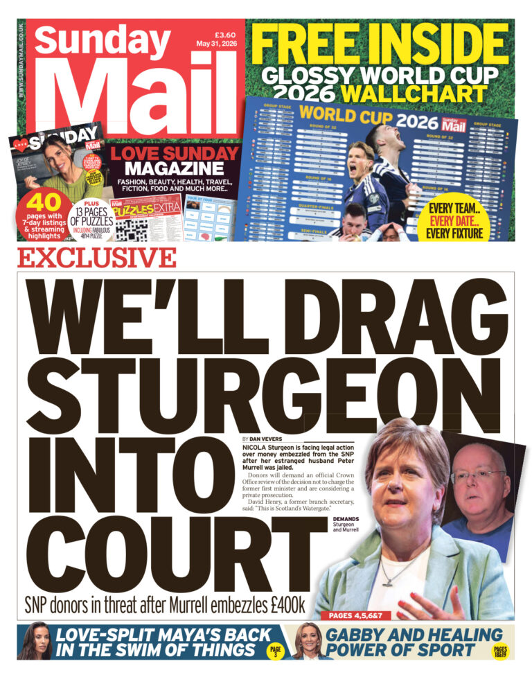 Sunday Mail 31 May 2026 Sunday Mail Kitap Kapağı