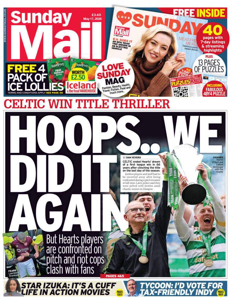 Sunday Mail May 17 2026 Sunday Mail Kitap Kapağı