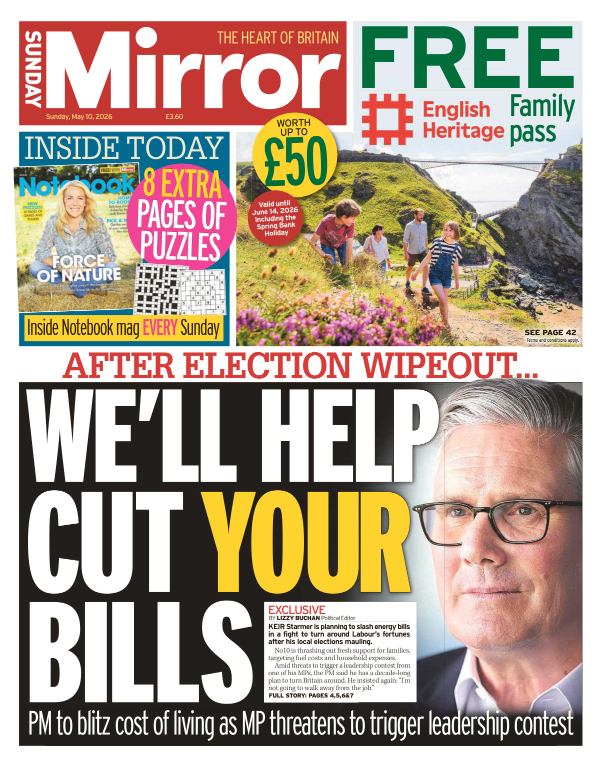 Sunday Mirror May 10 2026 Sunday Mirror Kitap Kapağı
