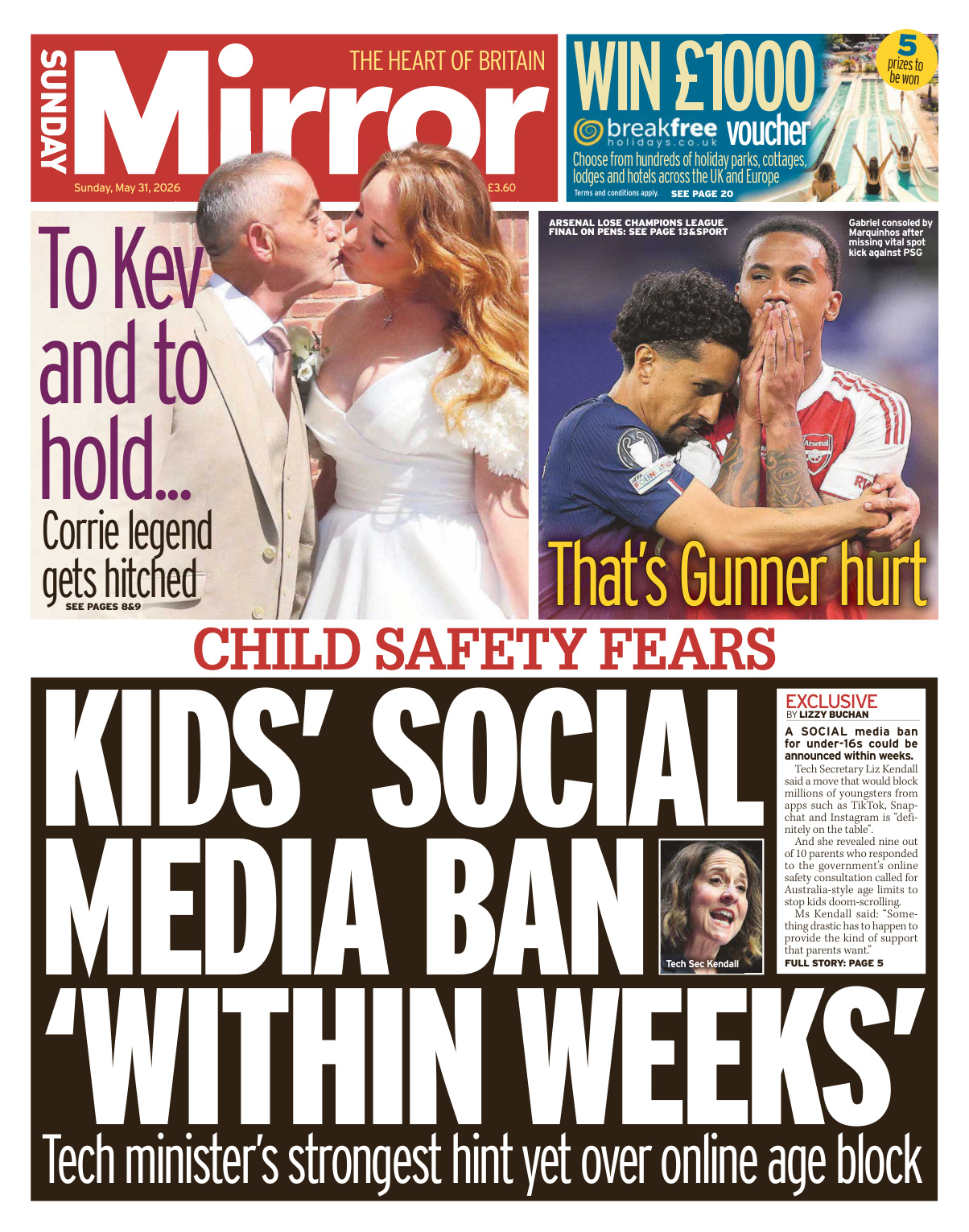 Sunday Mirror May 31 2026 Sunday Mirror Kitap Kapağı