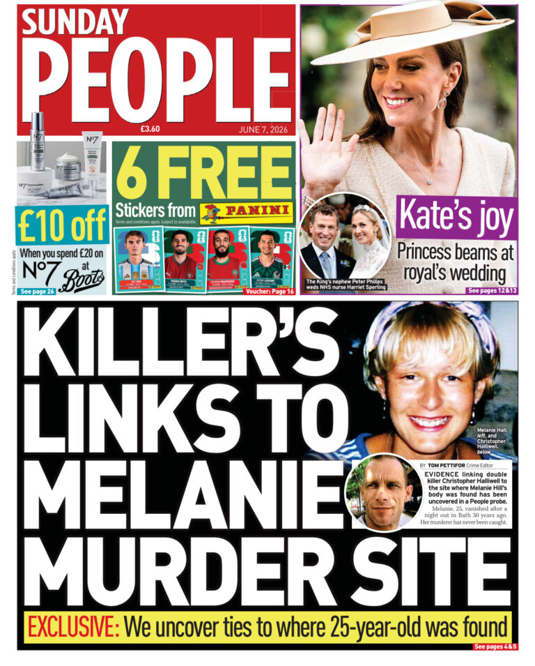 Sunday People June 07 2026 Sunday People Kitap Kapağı