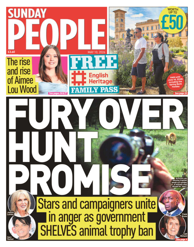 Sunday People May 10 2026 Sunday People Kitap Kapağı