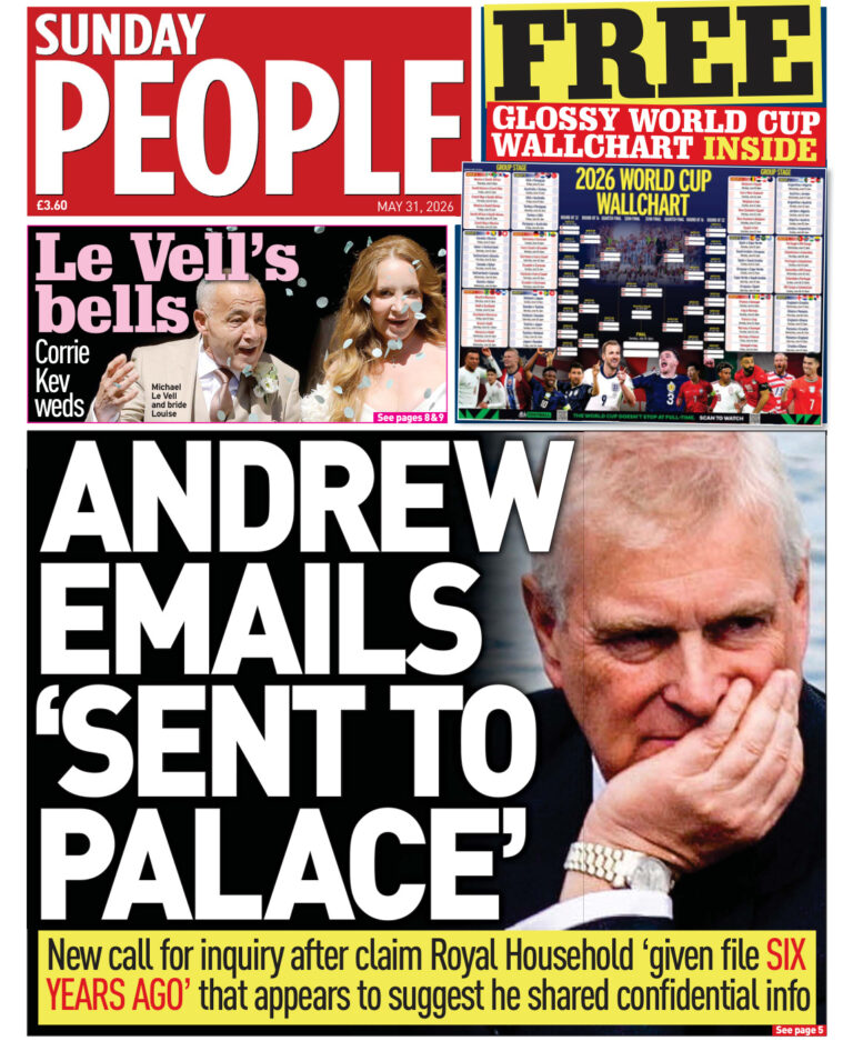 Sunday People May 31 2026 Sunday People Kitap Kapağı