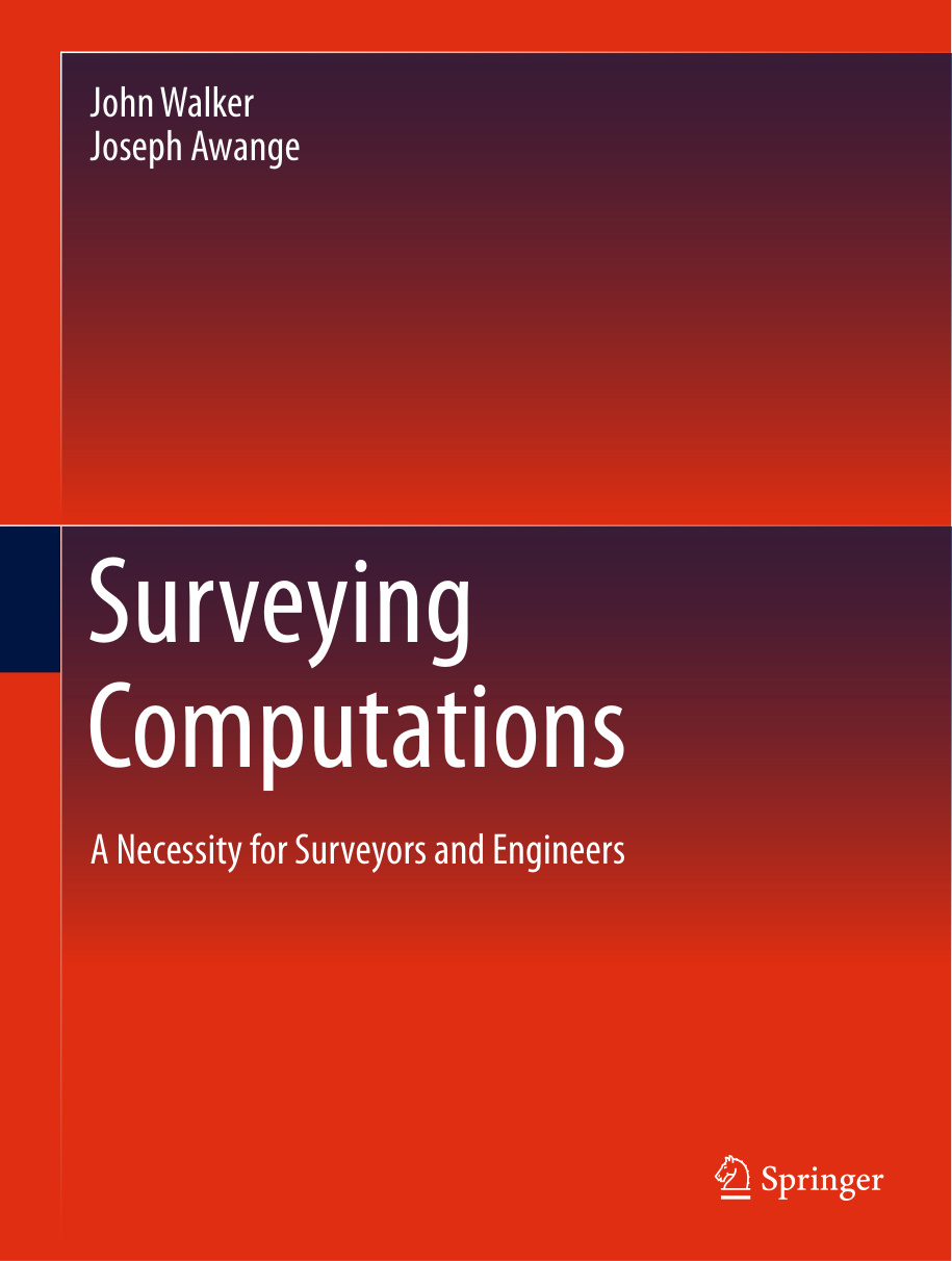 Surveying Computations John Walker Kitap Kapağı