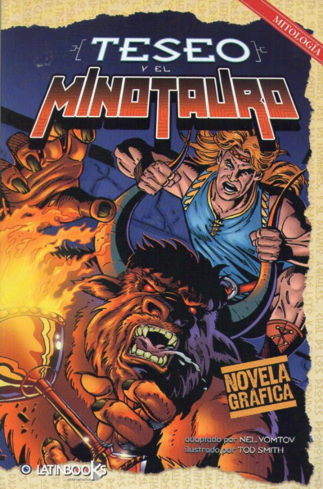 TESEO Y EL MINOTAURO NOVELA GRAFICA VVAA Kitap Kapağı