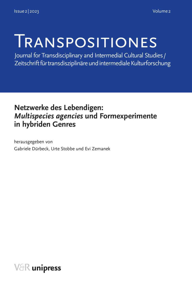 TRANSPOSITIONES 2023 Vol 2 Issue German Edition Gabriele Durbeck Kitap Kapağı